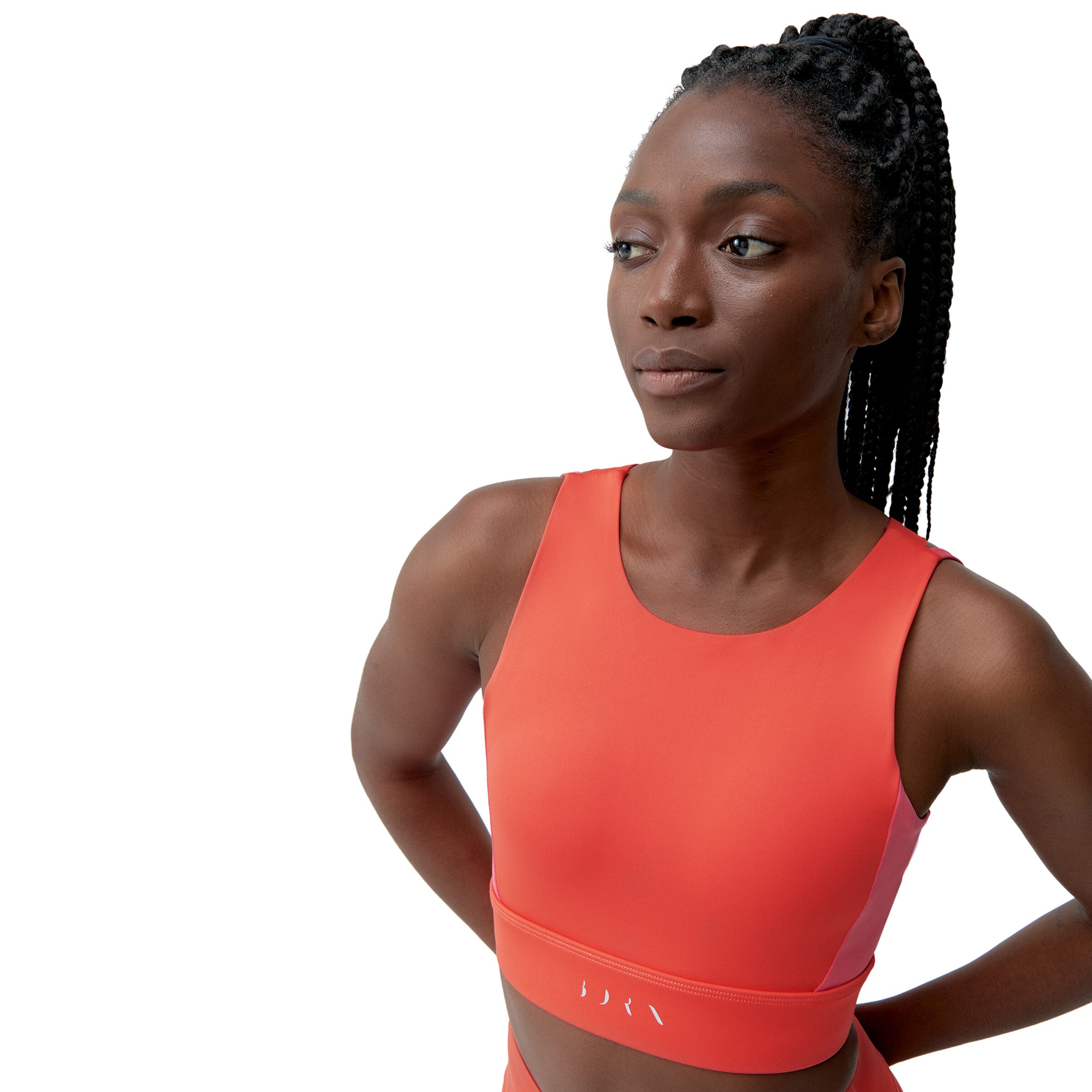 Born Living Yoga Sporttop 'Latika' in Oranje