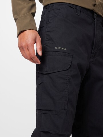 G-Star RAW Tapered Παντελόνι cargo 'Combat' σε μαύρο