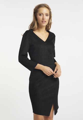 usha FESTIVAL Dress in Black: front