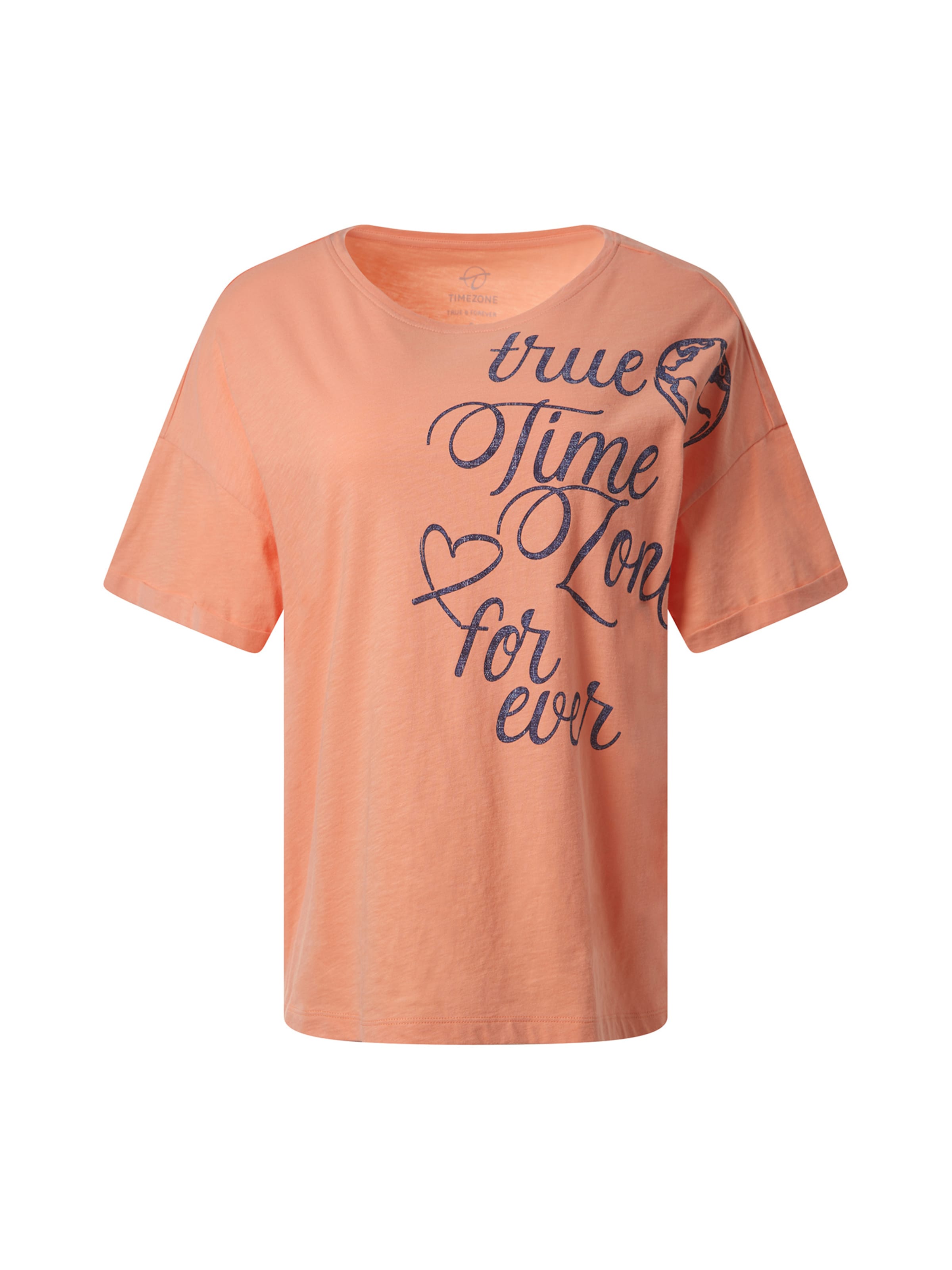 TIMEZONE T-Shirt 'Boxy' in Pink: Vorderseite