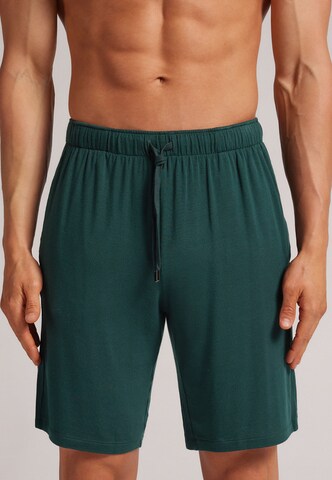 INTIMISSIMI Regular Pants in Green: front