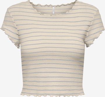ONLY T-Shirt 'ONLANITS' in Beige: Vorderseite