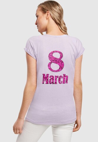 Maglietta 'WD - 8 March' di Merchcode in lilla