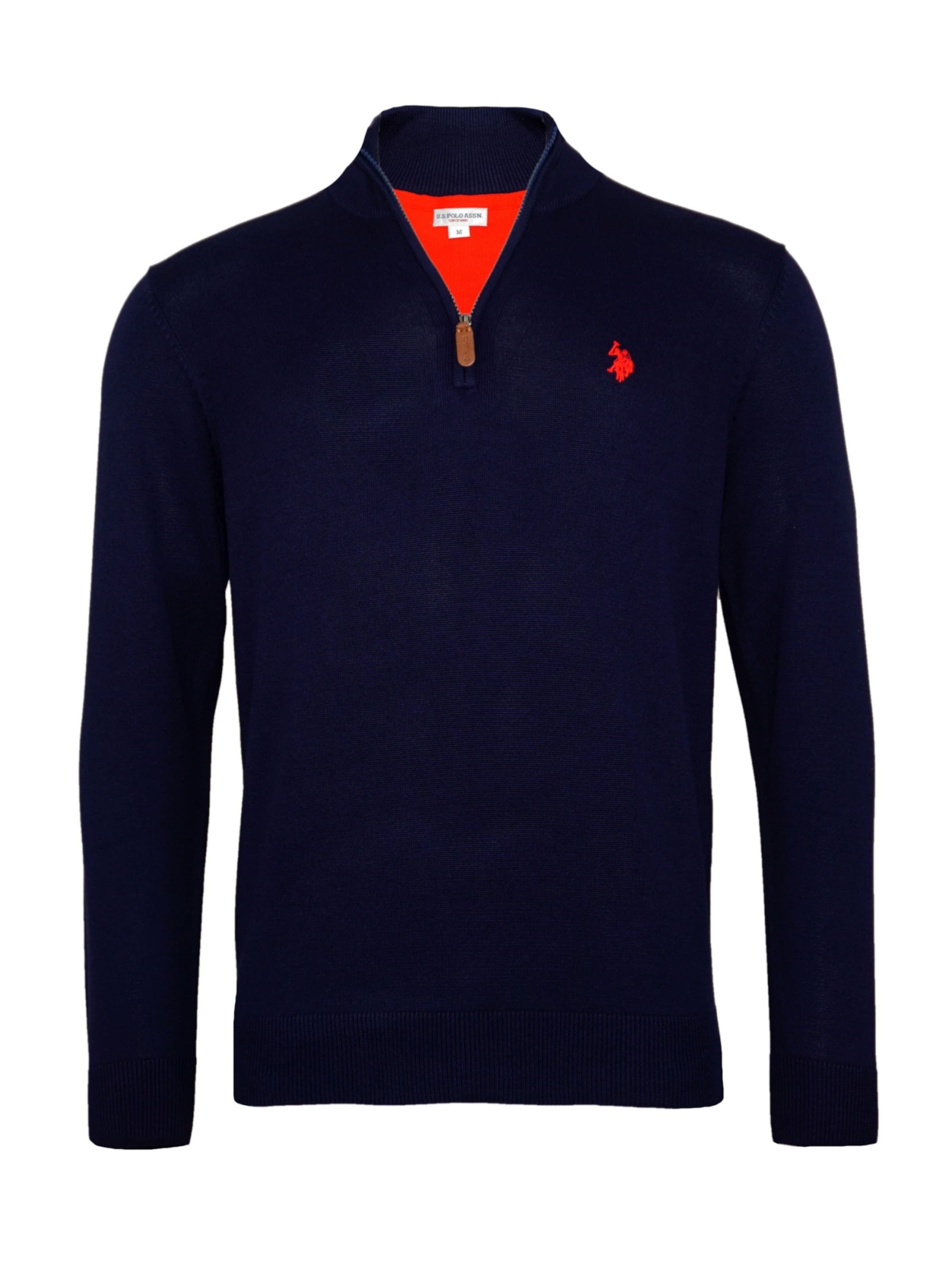 Pull-over U.S. POLO ASSN. en bleu : devant