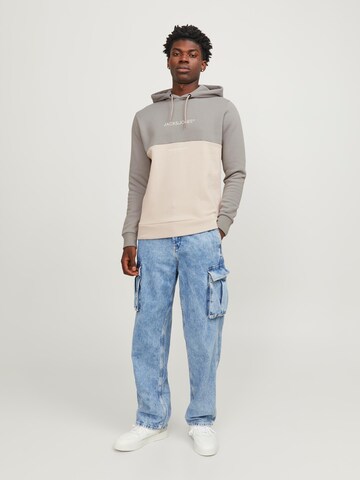 JACK & JONES Sweatshirt 'JJERyder' in Beige