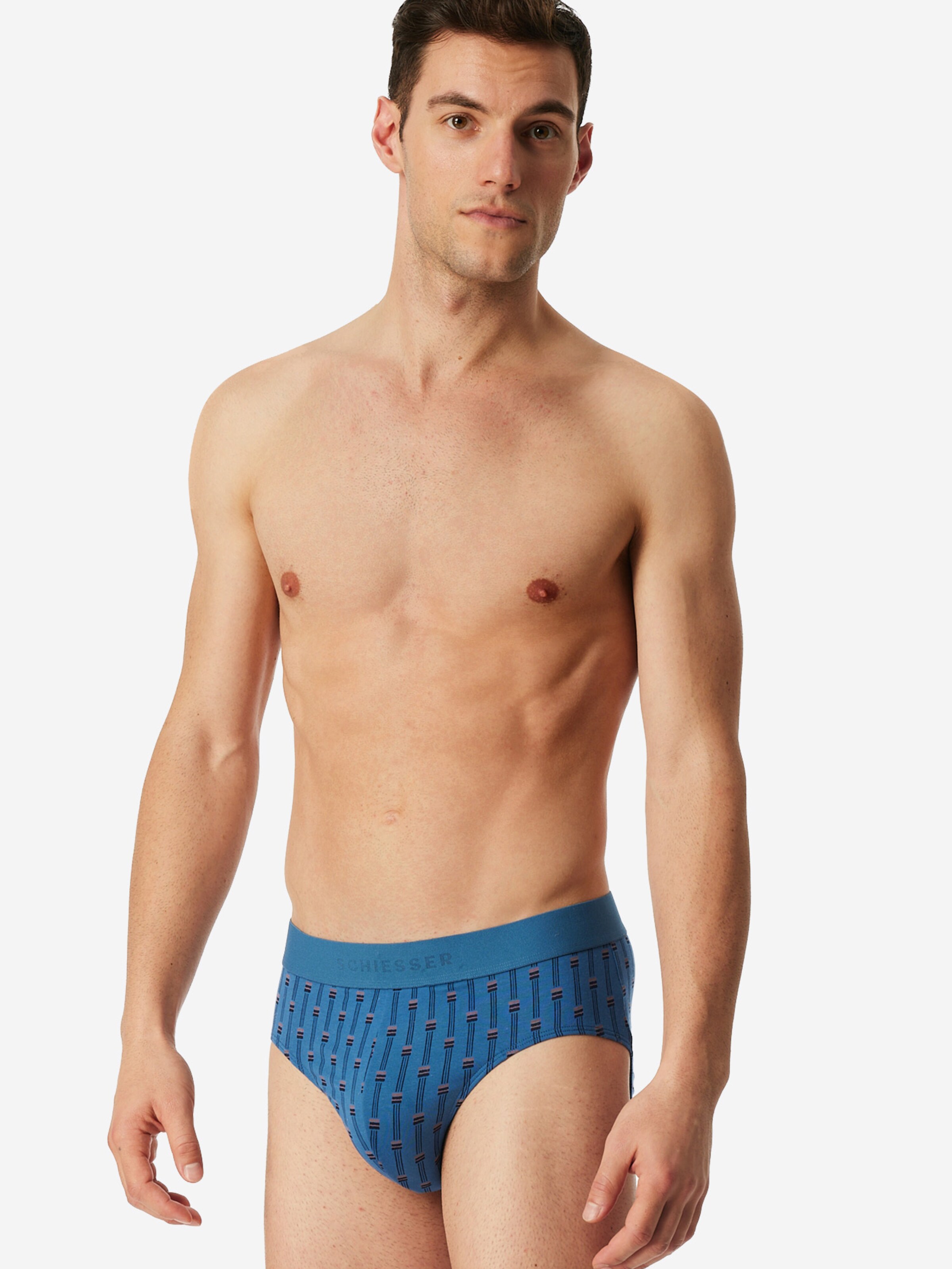 Slip ' 95/5 Organic Cotton ' SCHIESSER en bleu
