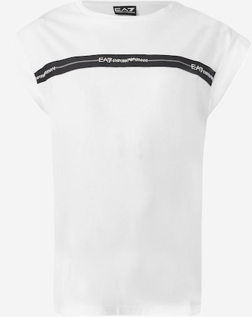 EA7 Emporio Armani Koszulka w kolorze biały: przód