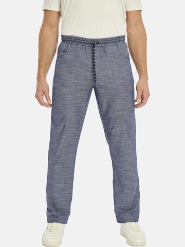 Regular Pantalon 'Eldir' Jan Vanderstorm en bleu : devant