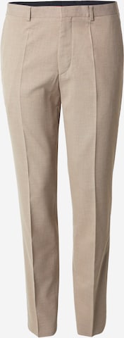 HUGO Regular Suorat housut 'Hesten' värissä ruskea: etupuoli