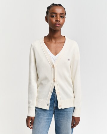 Cardigan GANT en beige : devant