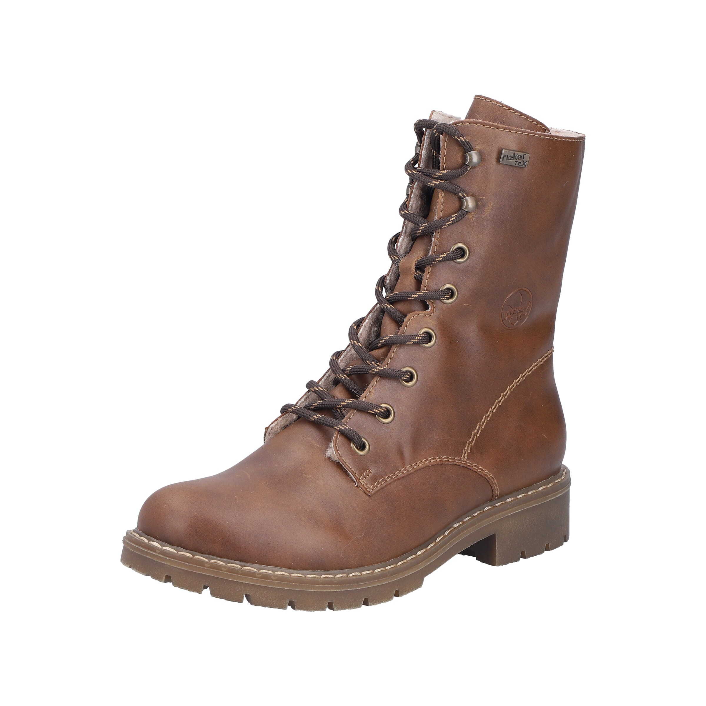 Bottes à lacets ' Y9184 ' Rieker en marron : devant