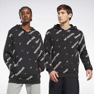 Reebok Sweatshirt in Zwart: voorkant