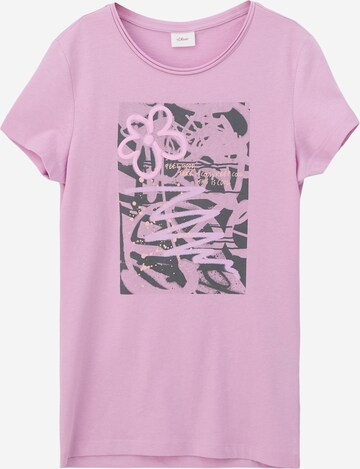 T-Shirt s.Oliver en rose : devant