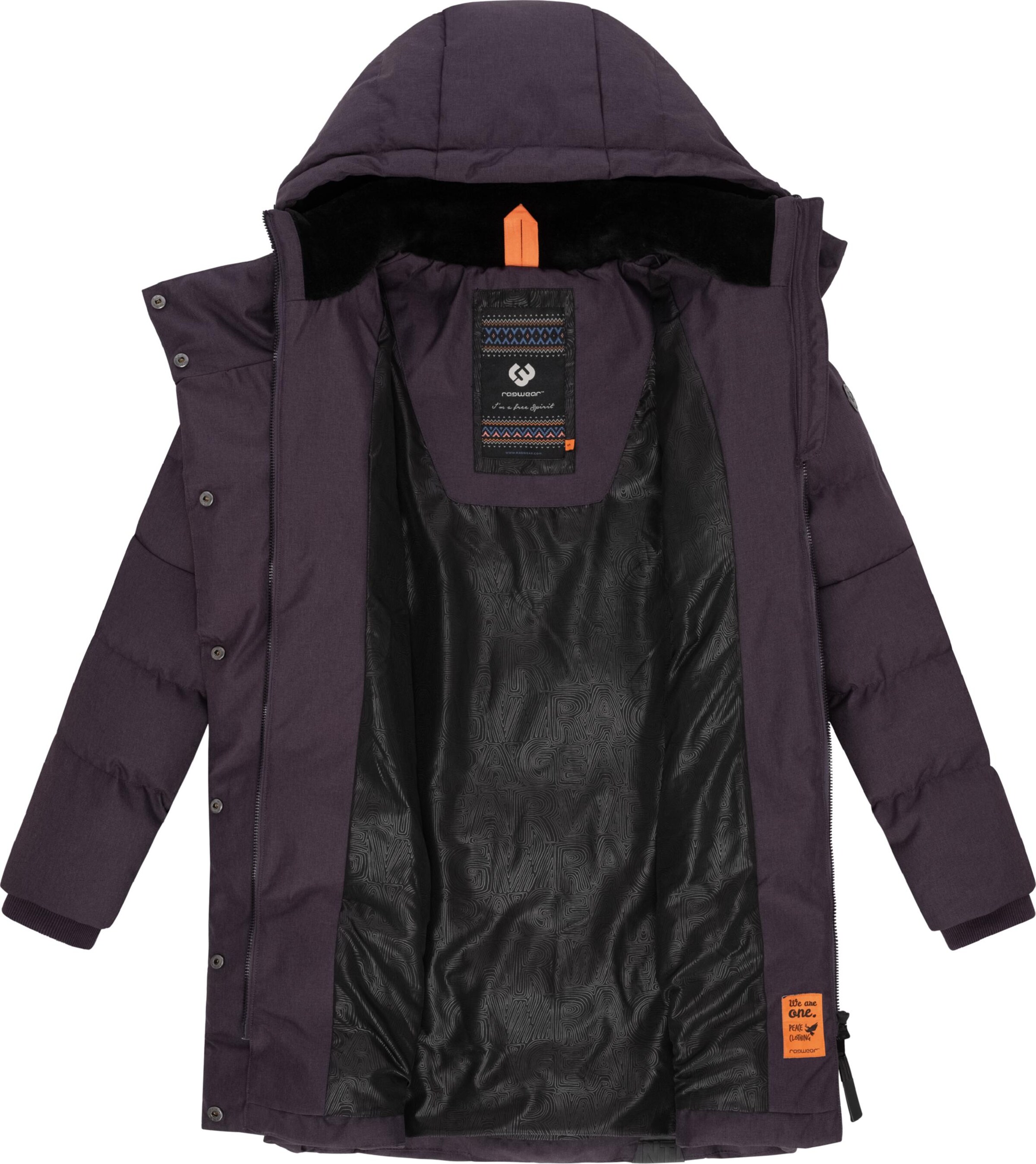 Ragwear Χειμερινό παλτό 'Pavla' σε λιλά