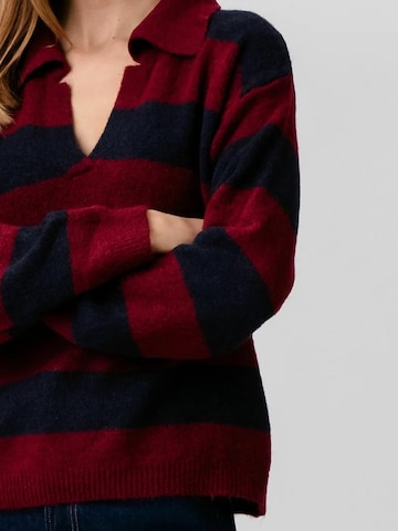 Pull-over ' Nora Knit ' TEESHOPPEN en rouge