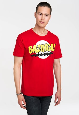 LOGOSHIRT Shirt in Rood: voorkant