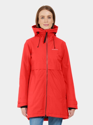 Veste outdoor 'Helle 5' Didriksons en rouge : devant