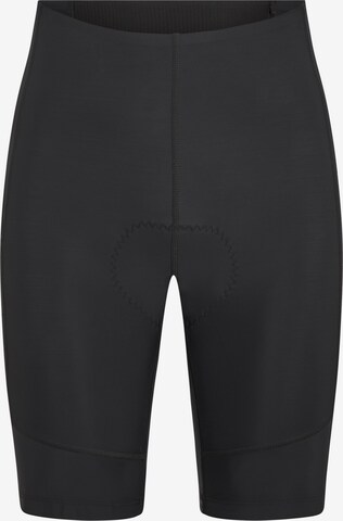 ZIENER Skinny Workout Pants 'NETAX X-GEL' in Black: front