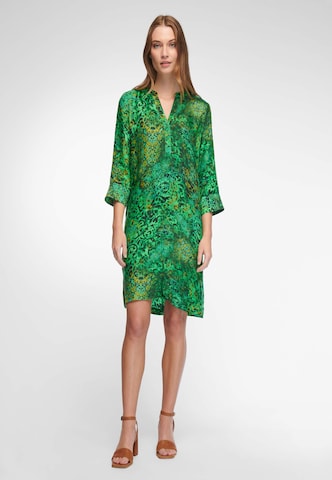 Peter Hahn Shirt Dress in Green: front