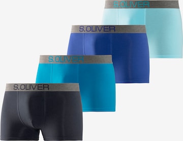 s.Oliver Boxer shorts in Blue: front