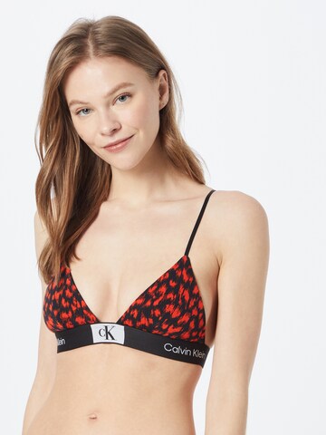 Calvin Klein Underwear Triangle Bra in Black: front