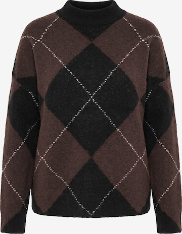 Ulla Popken Pullover in Braun: Vorderseite