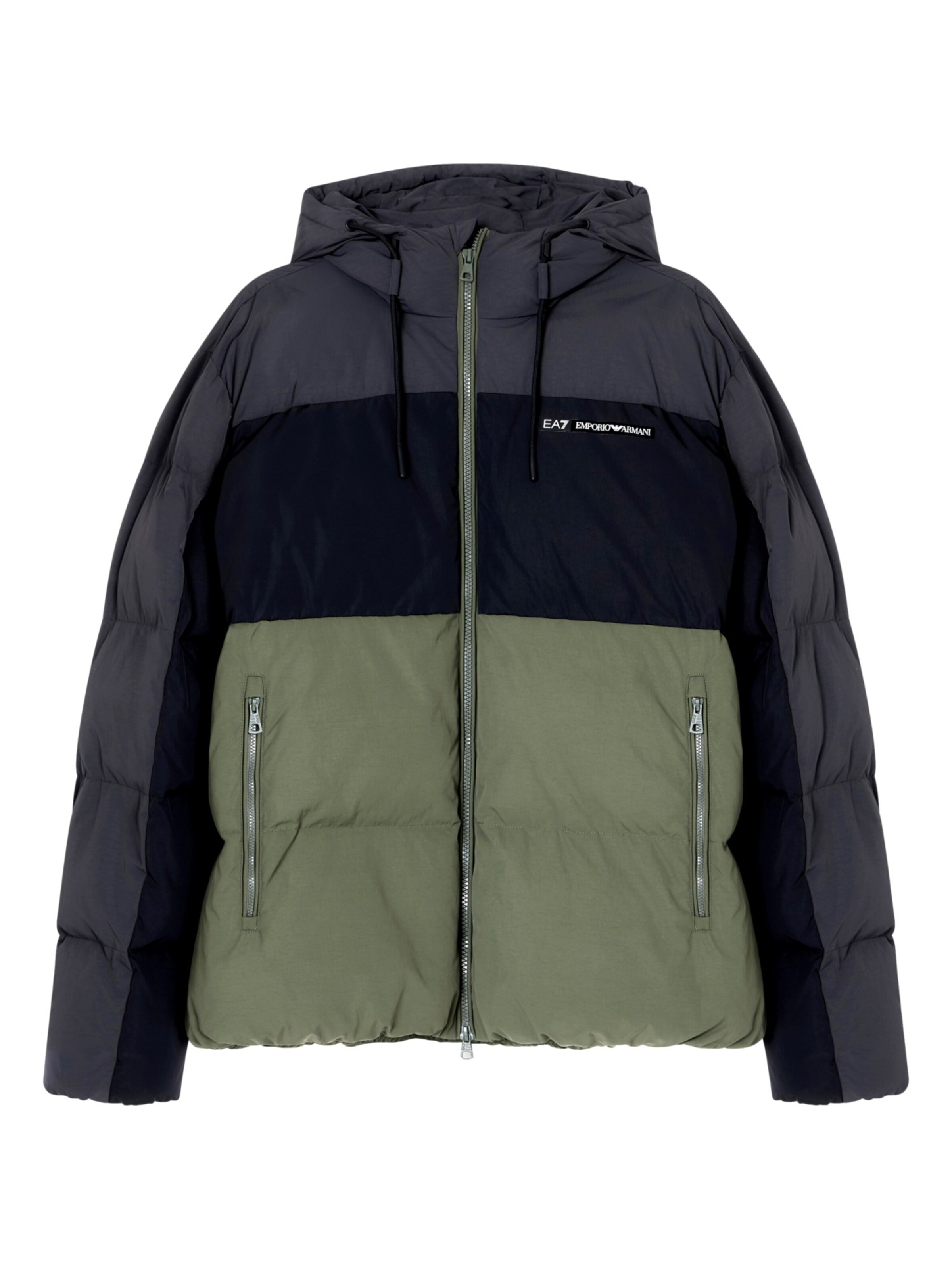 EA7 Emporio Armani Vinterjakke i grøn: forside