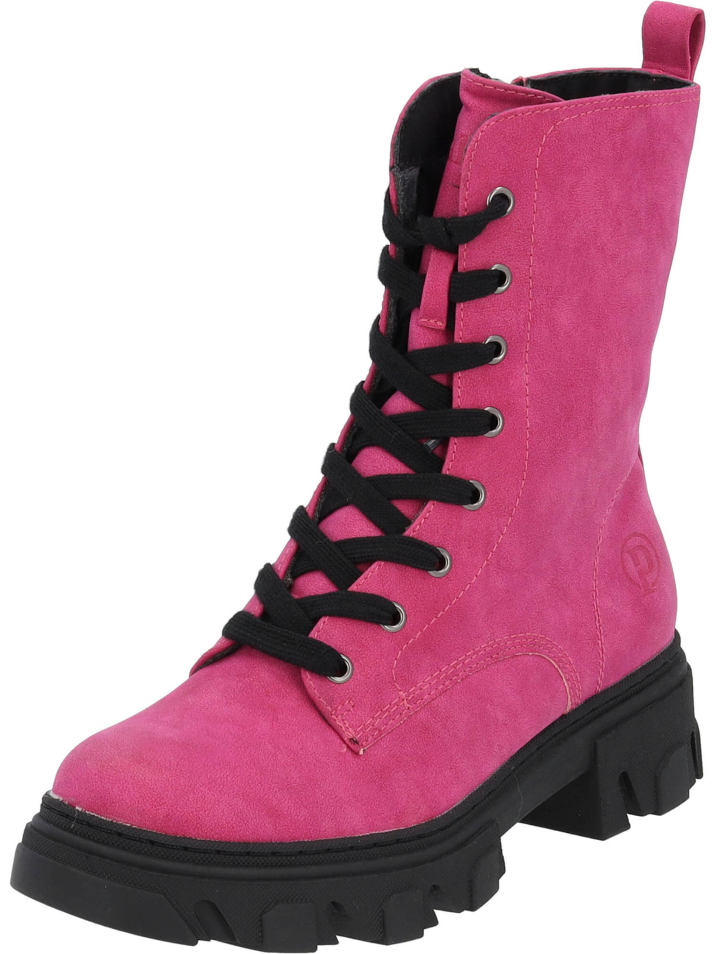 Palado Lace-up boot 'Lefkada 2' in Pink: front