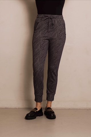 Zhrill Loose fit Pants in Brown: front