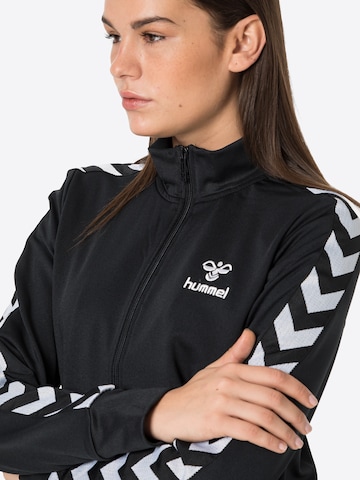 Hummel Sports sweat jacket in Black