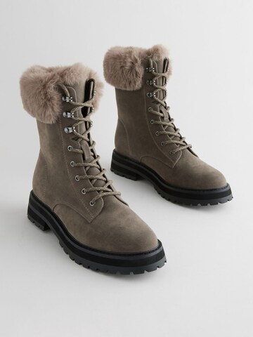 Bottes à lacets Next en gris
