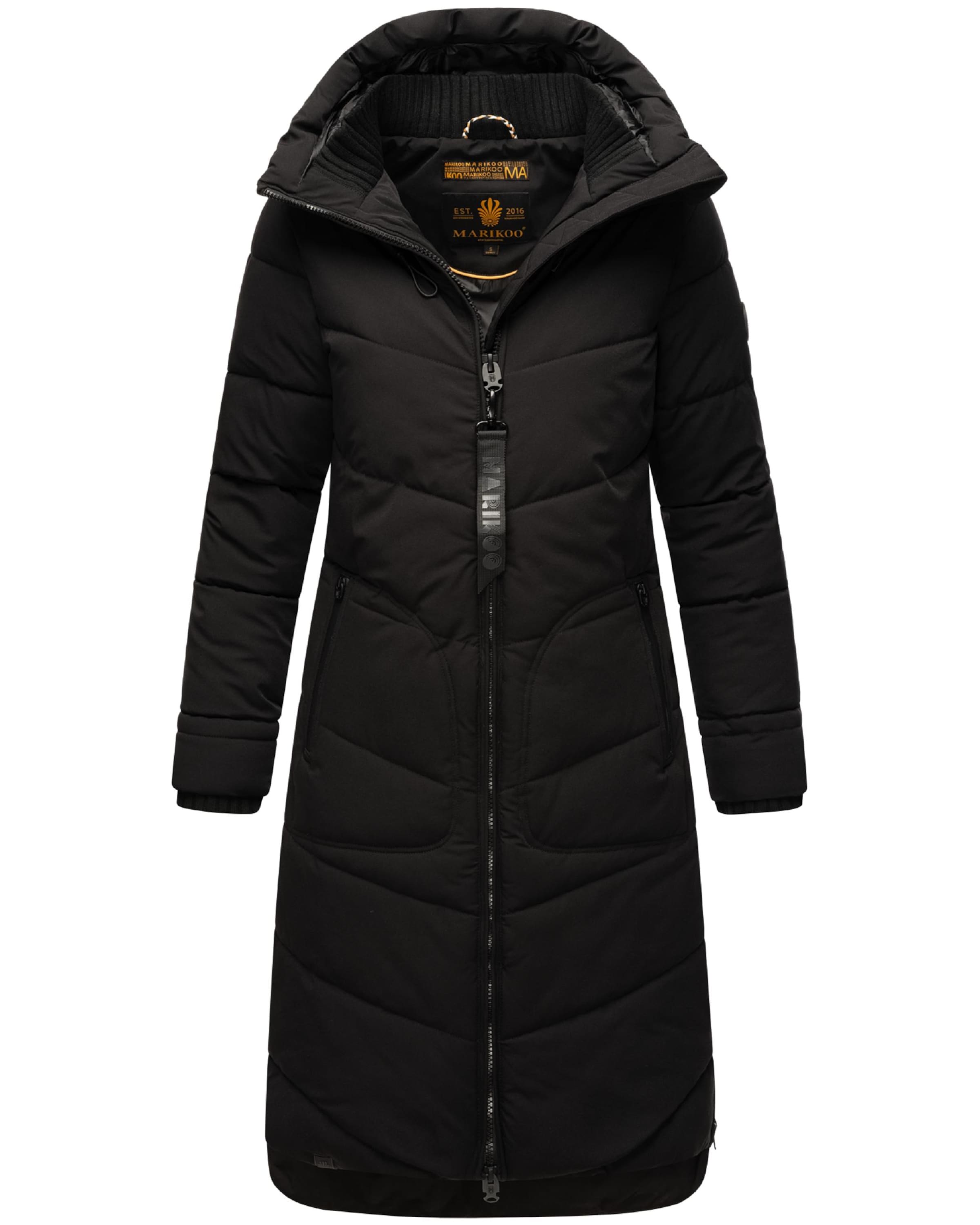 MARIKOO Vinterfrakke 'Benikoo' i sort