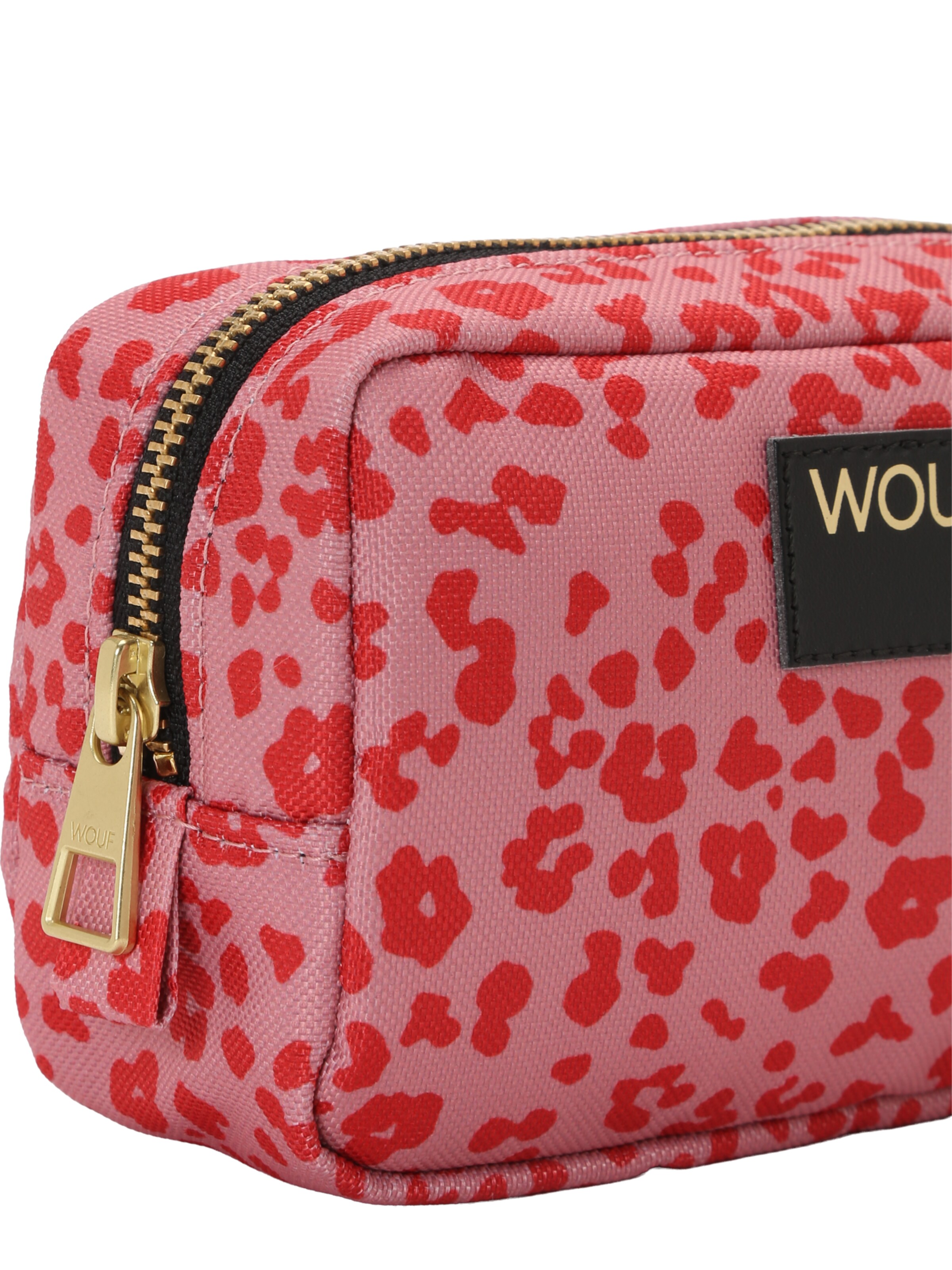 Wouf Toiletry Bag 'Roar' in Red