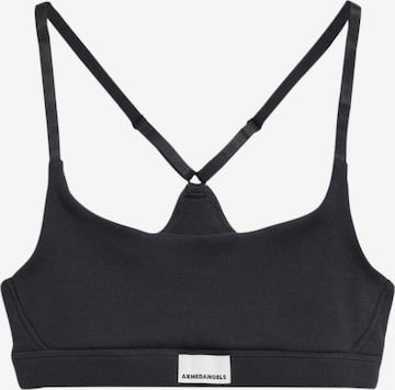 Bustier Soutien-gorge ' TOVAA RIB ' ARMEDANGELS en noir : devant