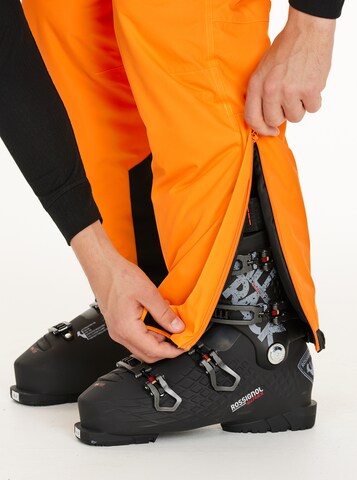 Whistler Regular Workout Pants 'Fairfax' in Orange