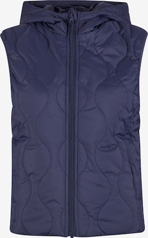 Gilet di Urban Classics in blu: frontale
