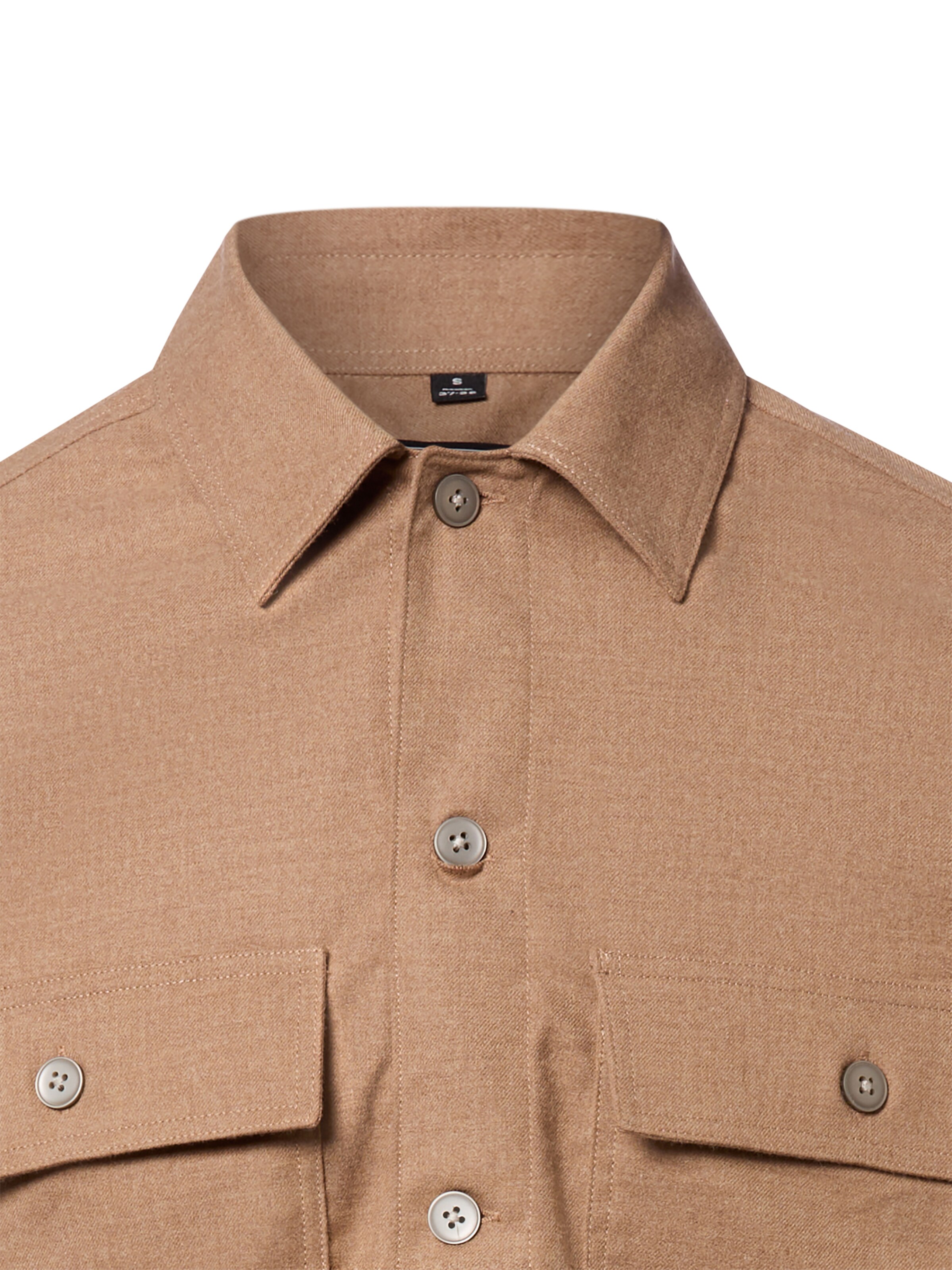 Finshley & Harding Regular Fit Hemd in Braun