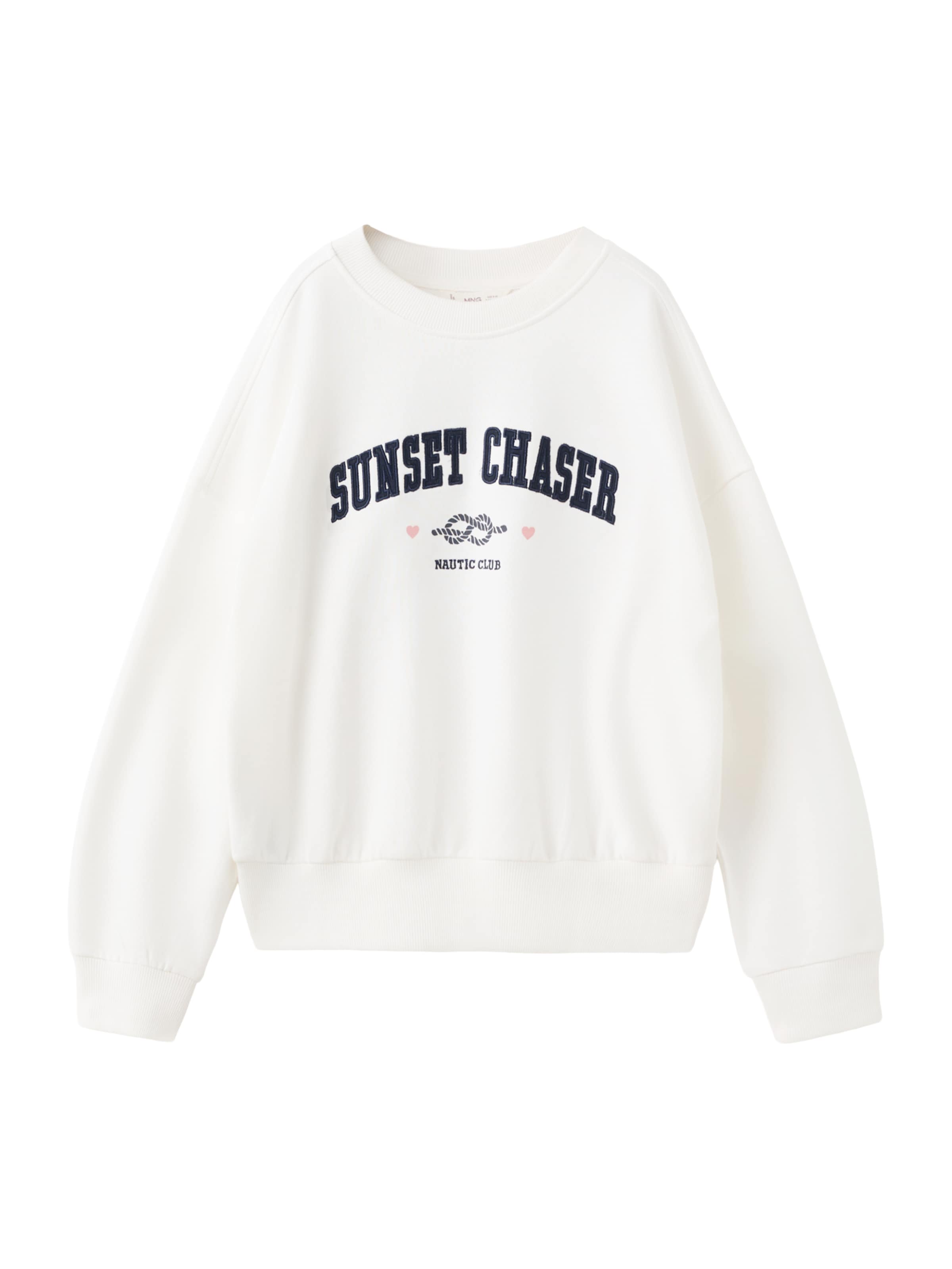 MANGO KIDS Tréning póló 'SUNSET' - fehér: elől