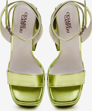 CESARE GASPARI Sandals in Yellow