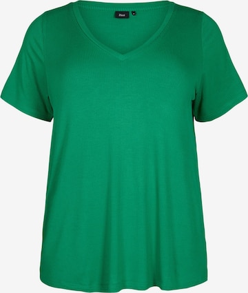 T-shirt 'VCarly' Zizzi en vert : devant