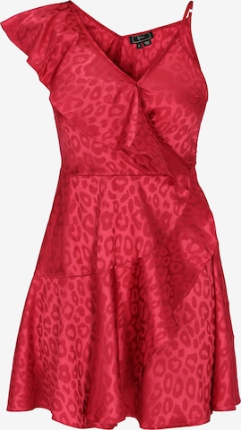 faina - Vestido en rojo: frente