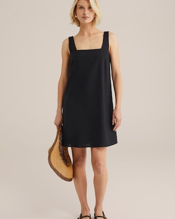 Robe d’été WE Fashion en noir : devant