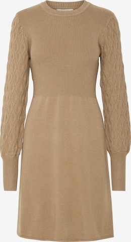 b.young Strikkjole 'Nonina' i brun: forside