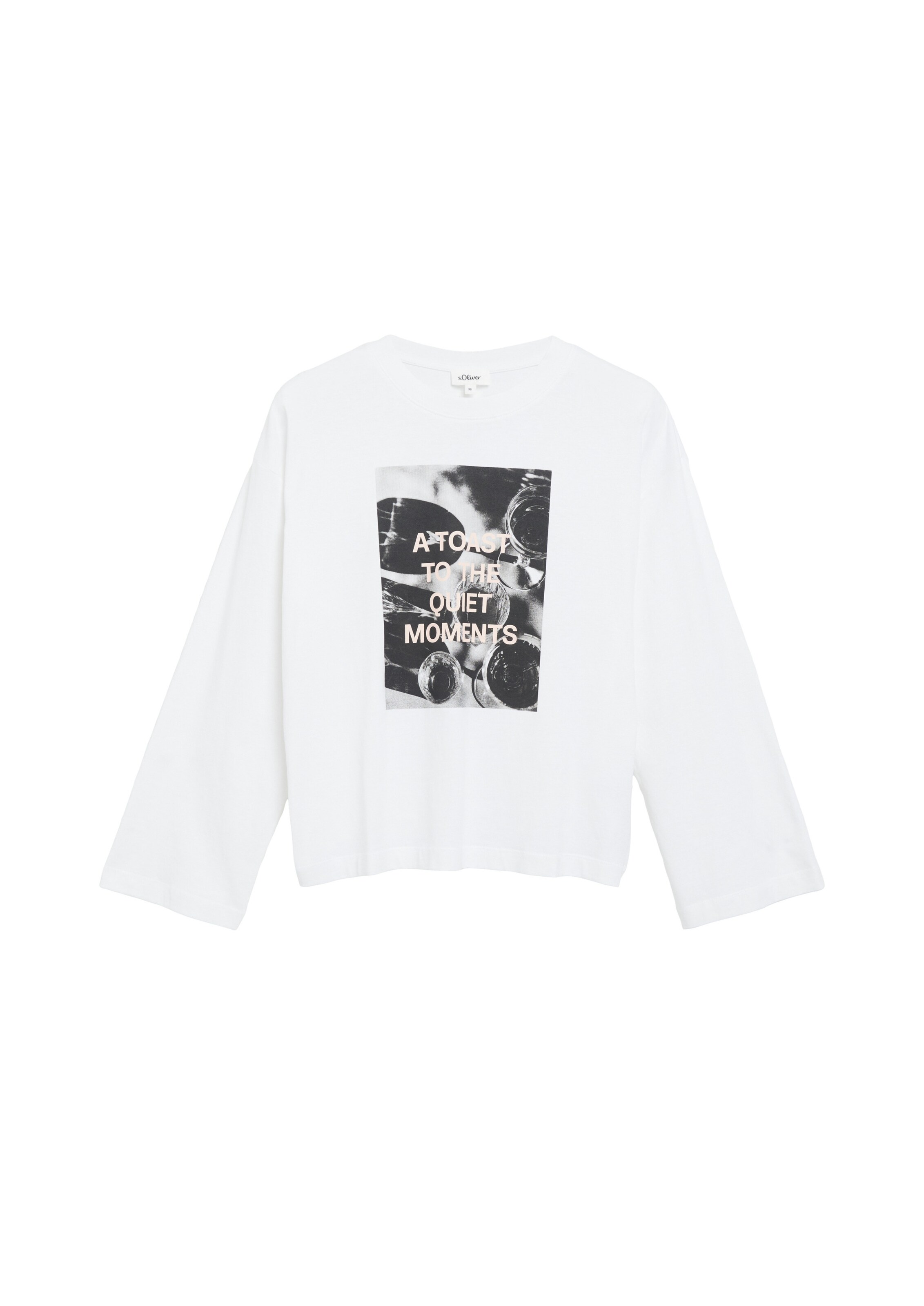 s.Oliver T-Shirt in Weiß: Vorderseite