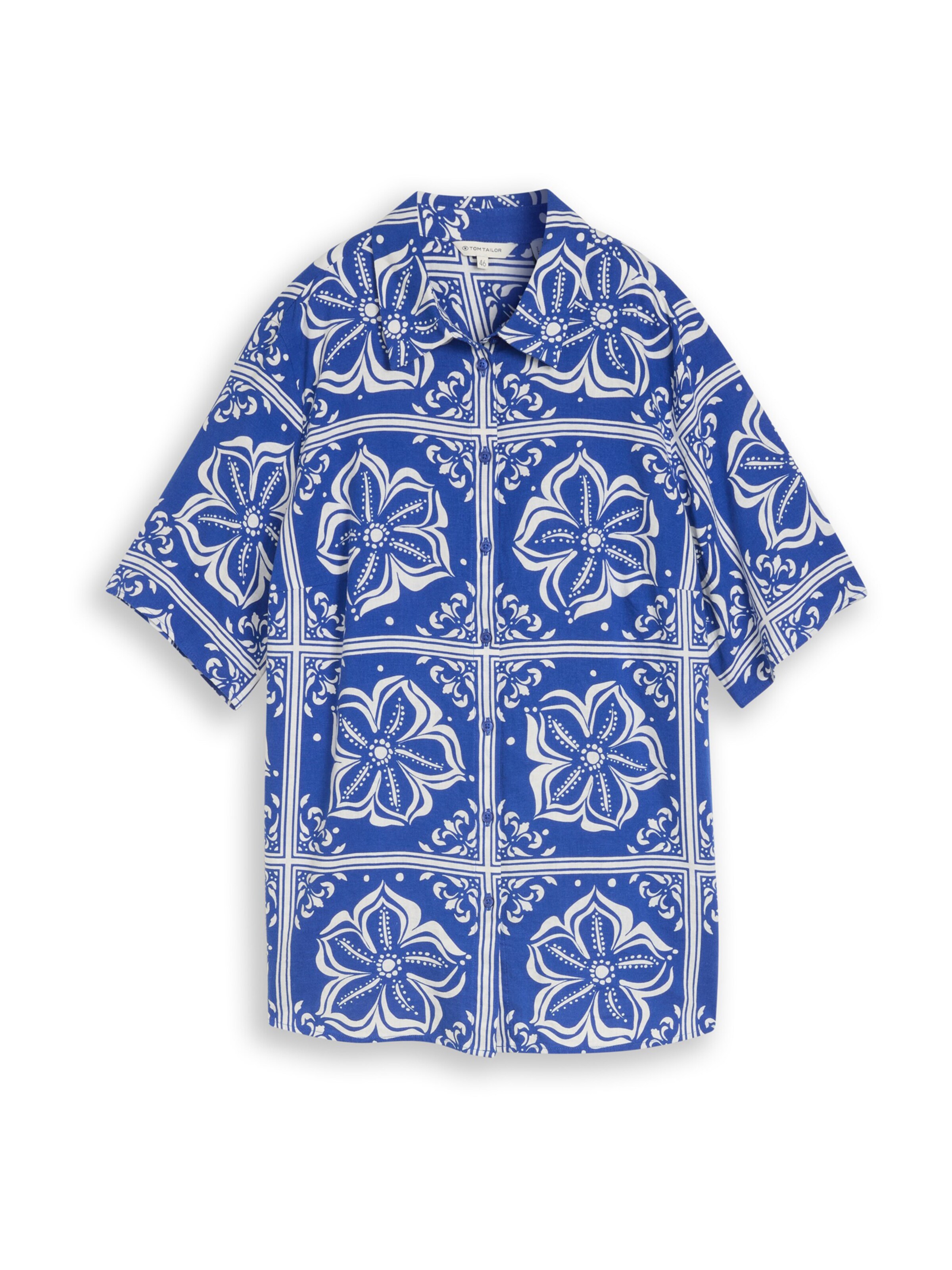 Tom Tailor Women + Bluse in Blau: Vorderseite