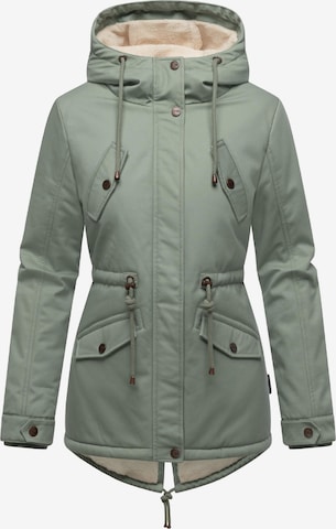 Parka de iarnă 'Manolya' de la MARIKOO pe verde: față
