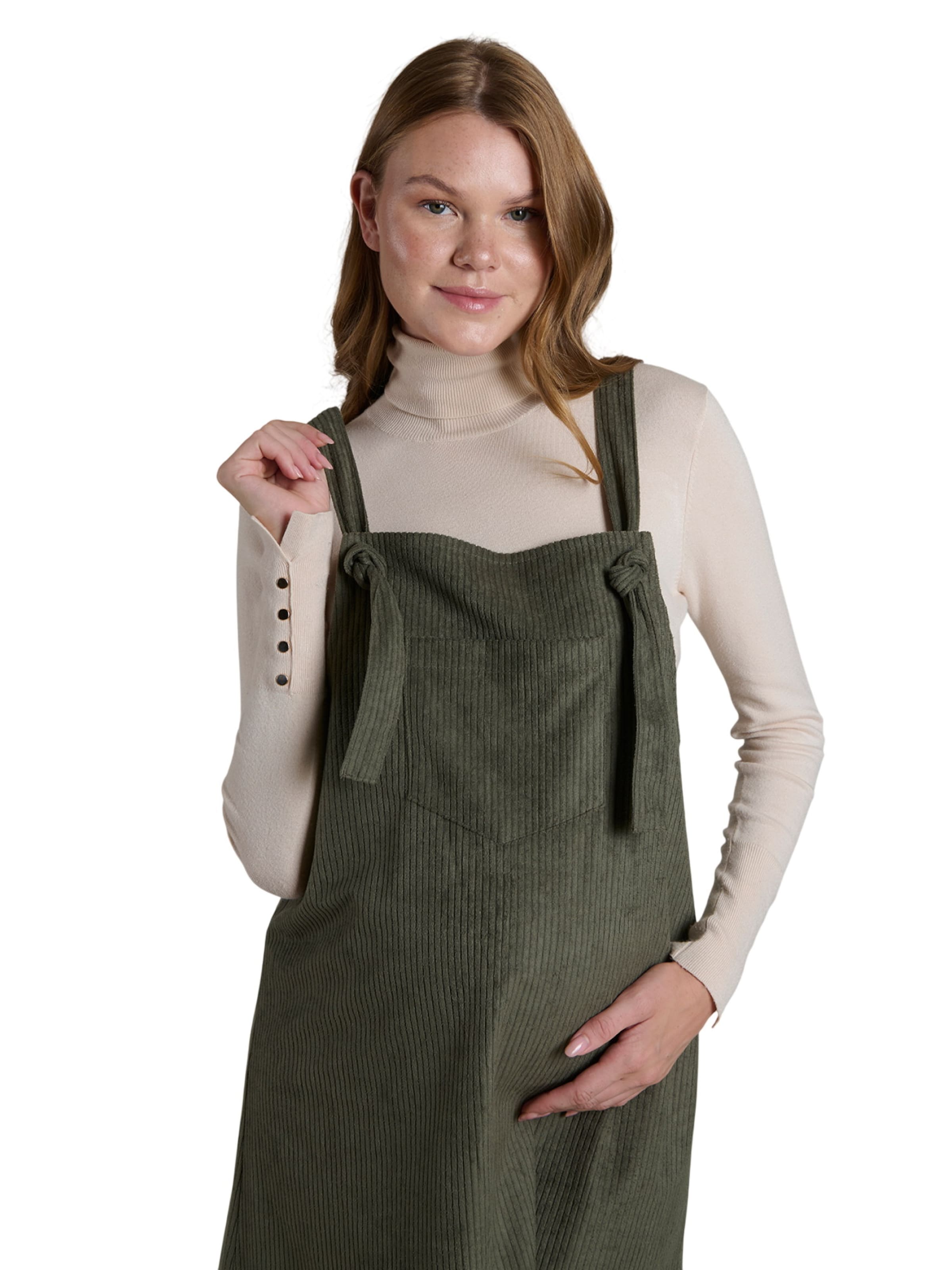 LYN MAMA Normální Laclová sukně – zelená