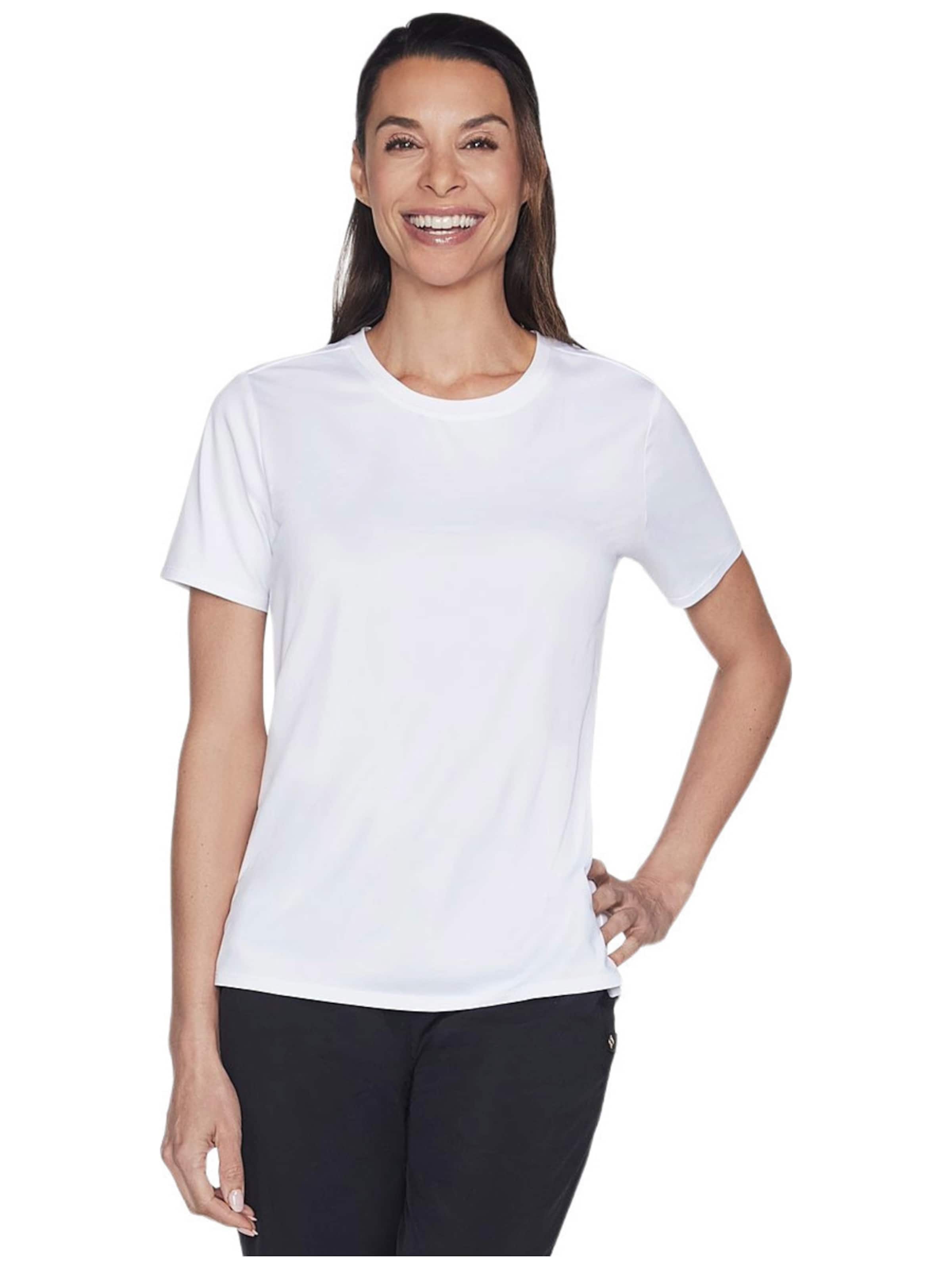 Maglietta 'Skechers GODRI SWIFT TEE' di SKECHERS in bianco: frontale