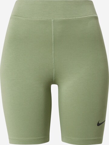 Nike Sportswear Skinny Legíny – zelená: přední strana