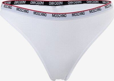 Moschino Underwear String in rot / schwarz / weiß, Produktansicht
